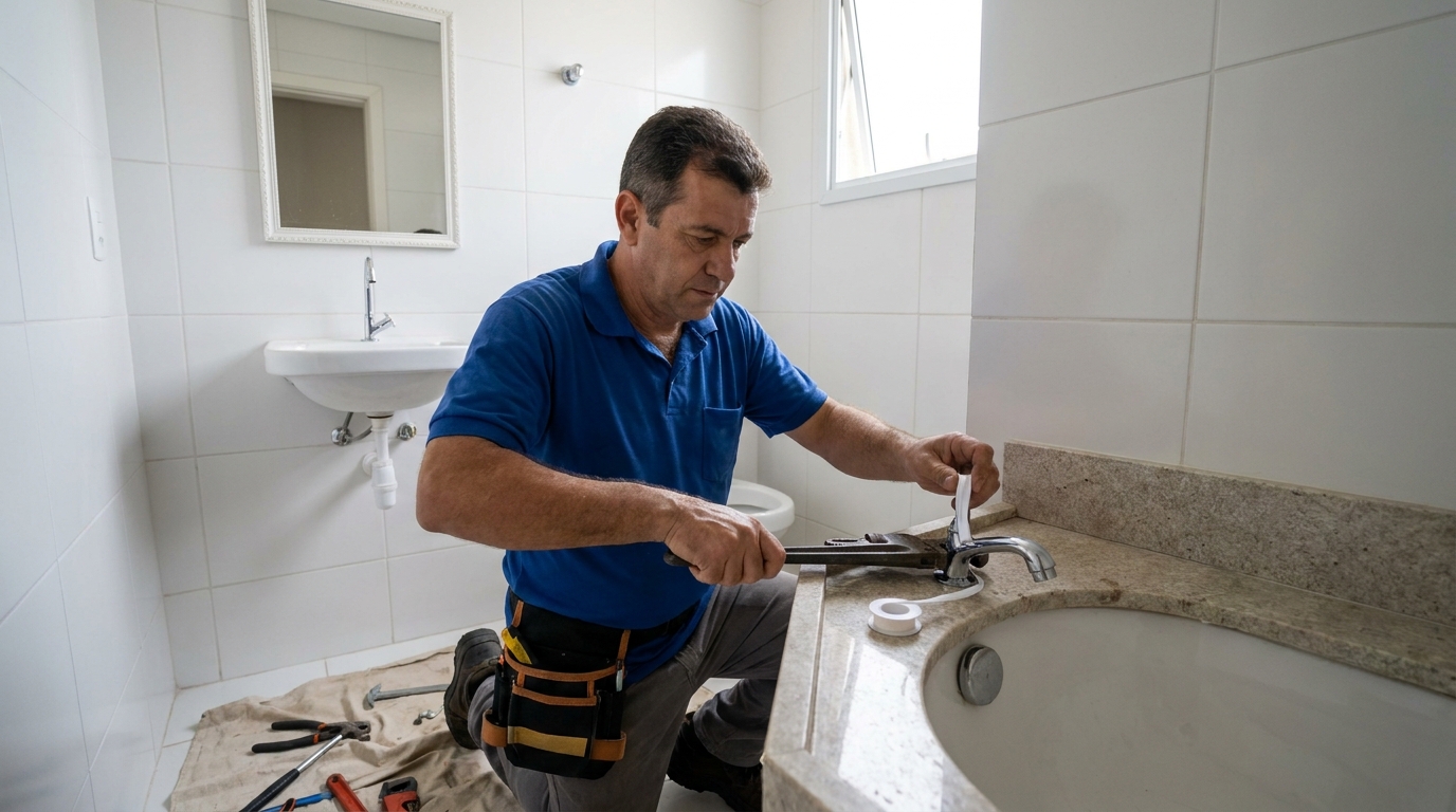 Troca de Torneiras Antigas nos Setores Complementares, Brasília‑DF